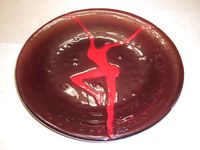 10 Inch Dark Red/purple Bowl